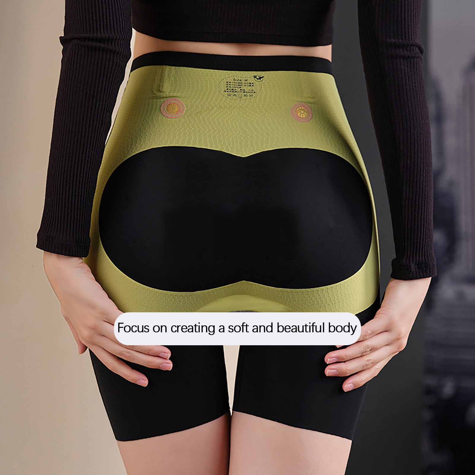 Women's Bali DFELS1 EasyLite Seamless Brief Panty (Black 9)